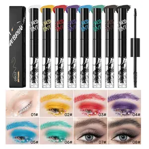 2-in-1 Double Head Eyebrow Dyeing Cream Smooth and Lightweight Waterproof for Perfect Makeup