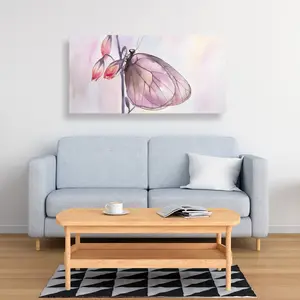 360 Stand 24x48 in. High-Def Artistic Delicate Butterfly Nature Wall Print - Romantic Insect Artwork, Love-Themed Home Decor Poster for Room Wall Accent, Decoration