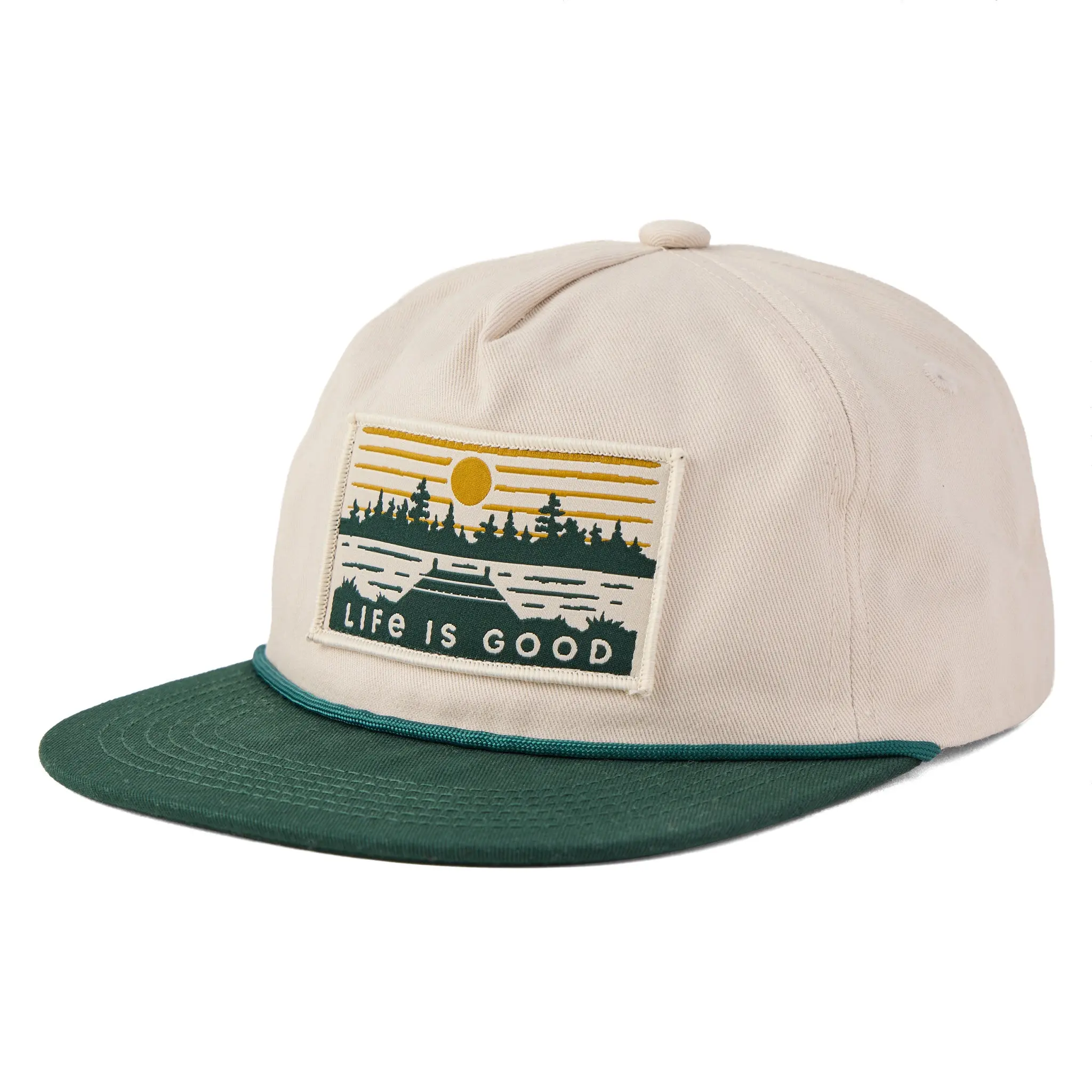 Adult Unisex Scenic Dock Twill Rope Hat
