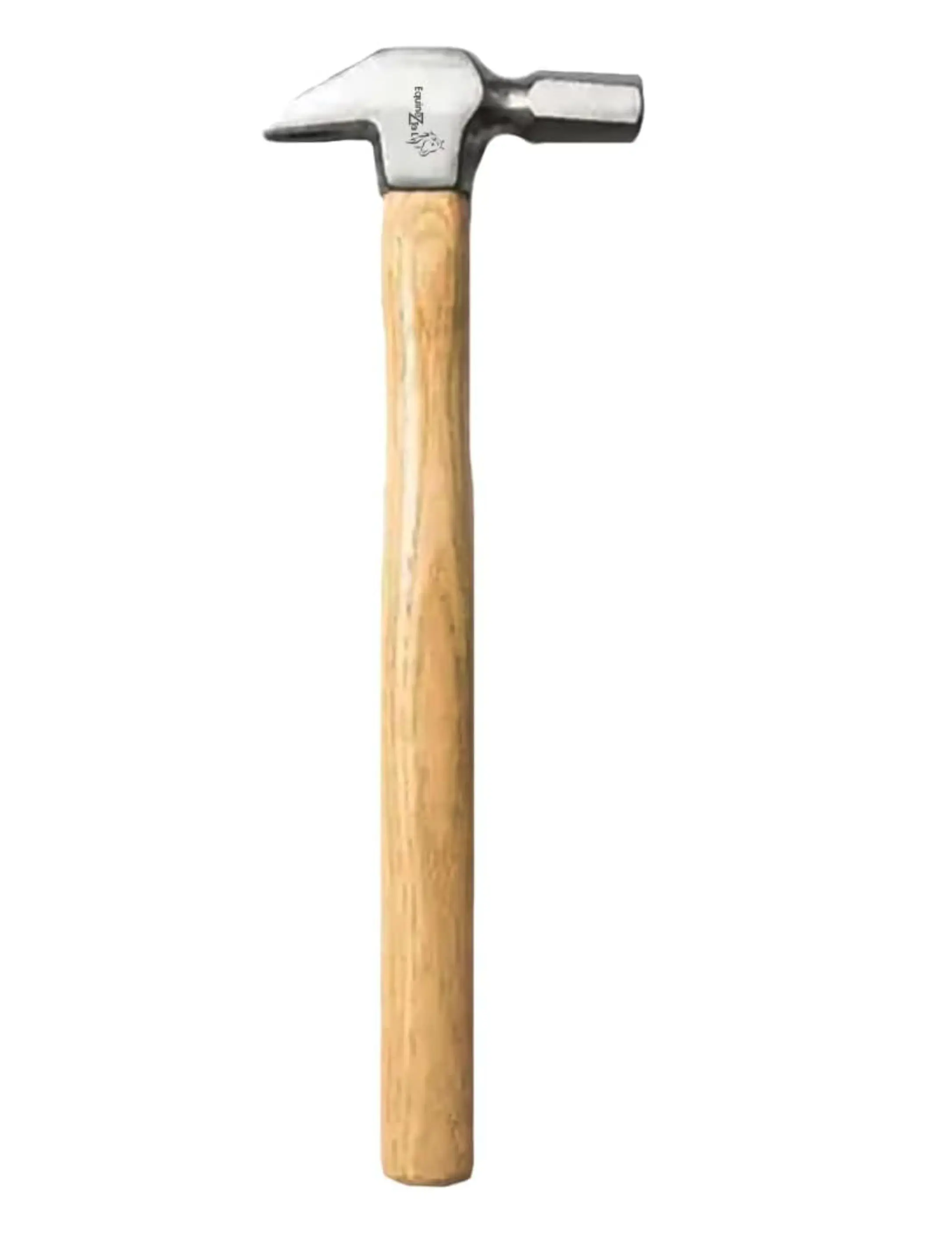 Equinez Tools Professional Farrier's Hammer - Drop-Forged Stainless Steel Construction, Wooden Ergonomic Grip, Claw Puller for Blacksmiths, Fast Nail Removal, Horse Hoof Care (Barn Use)