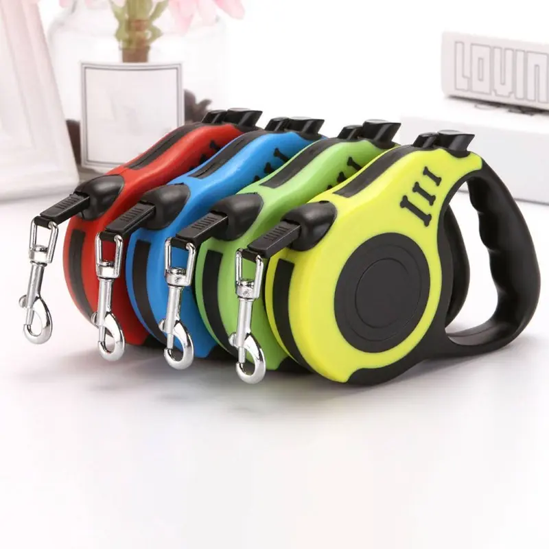 Retractable Dog Leash for Small to Medium Dogs, Ergonomic Comfortable Grip Handle, Durable Nylon Outdoor Walking Rope, 10-ft Clearance, Colorful Bone Design, Stylish Pet Accessory Gift dog accessories cat accessories