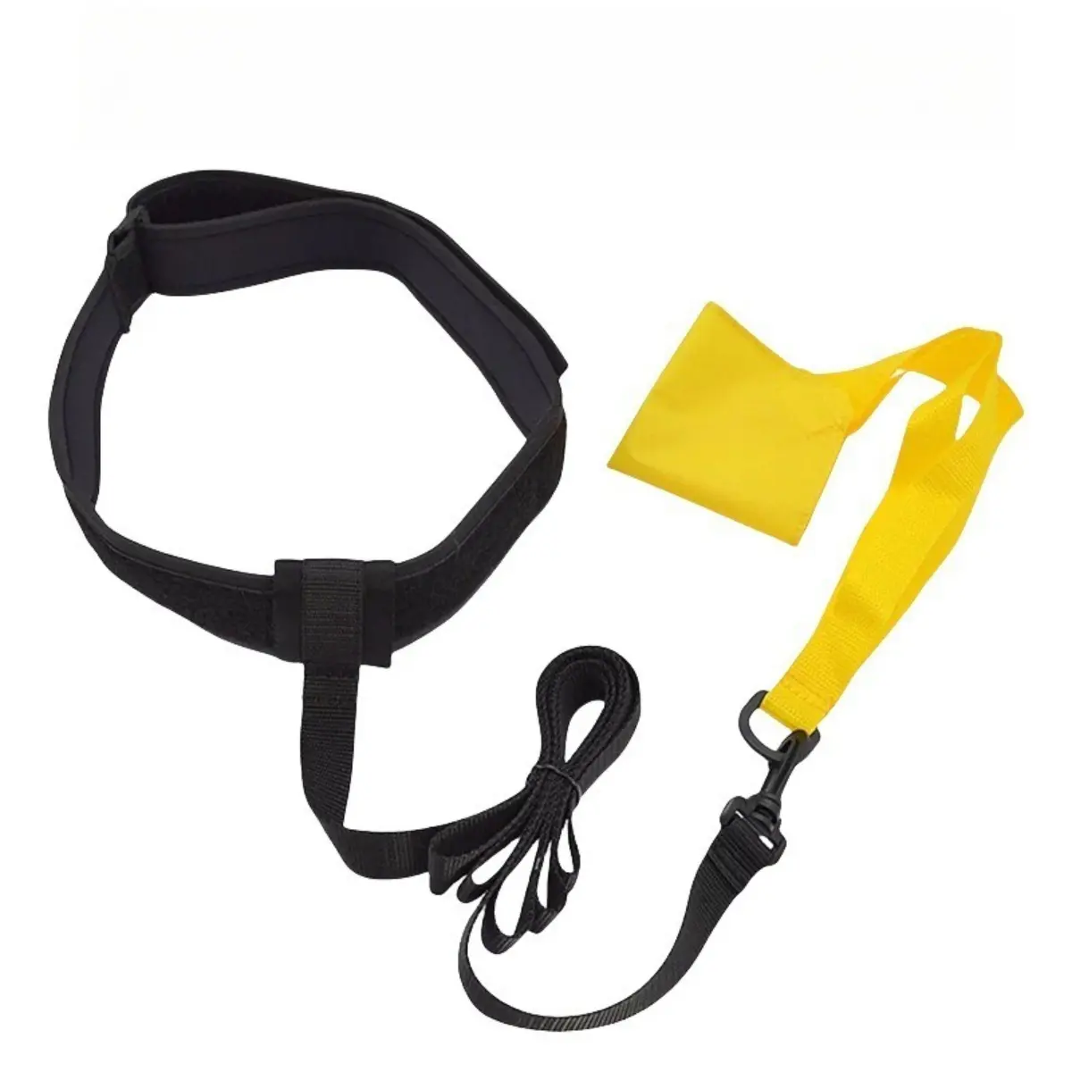 Swimming training equipment, swimming parachute resistance training set, adjustable swimming waist belt with resistance parachute, used for strength and endurance training