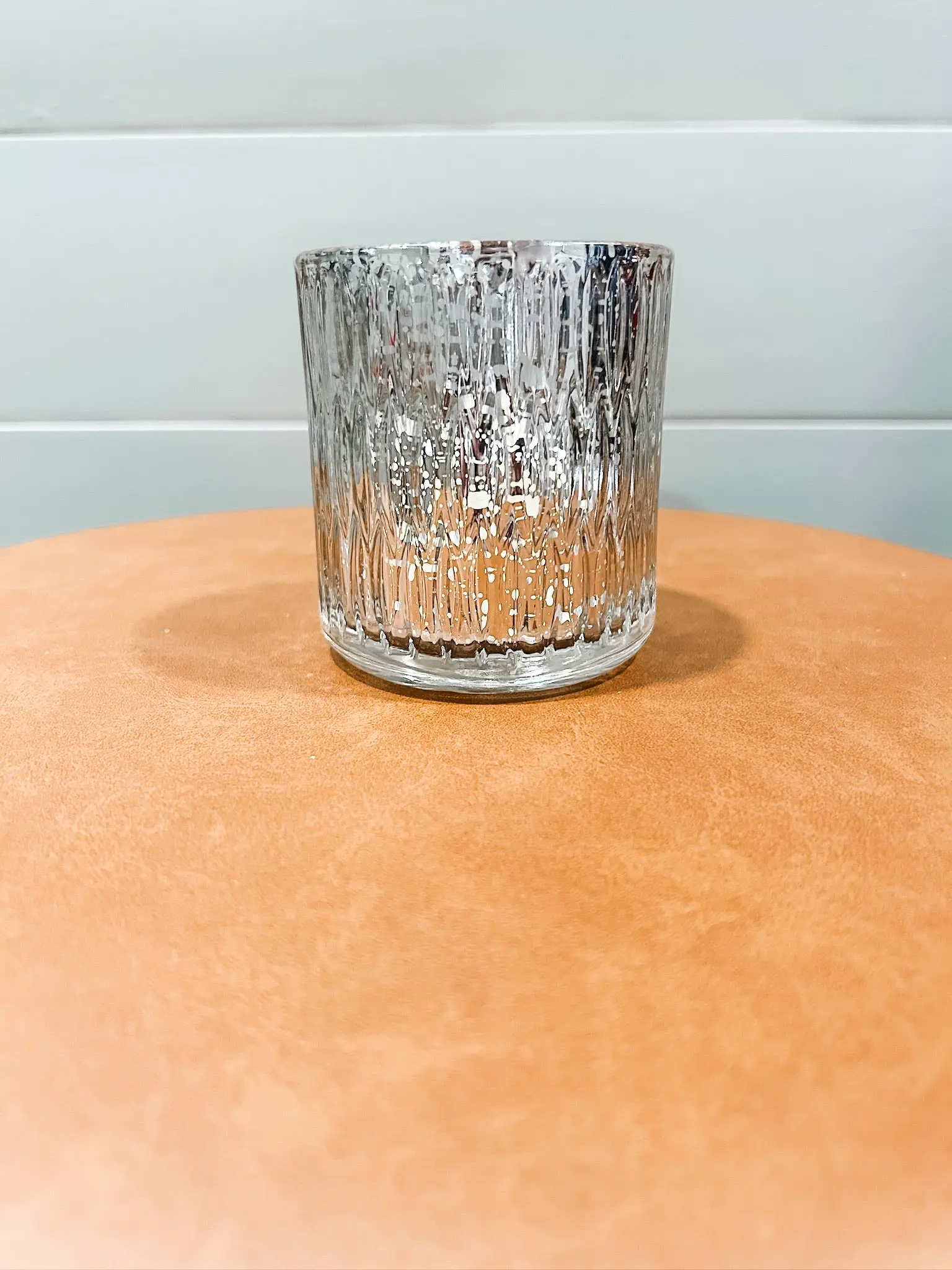 Silvery Votive Holder