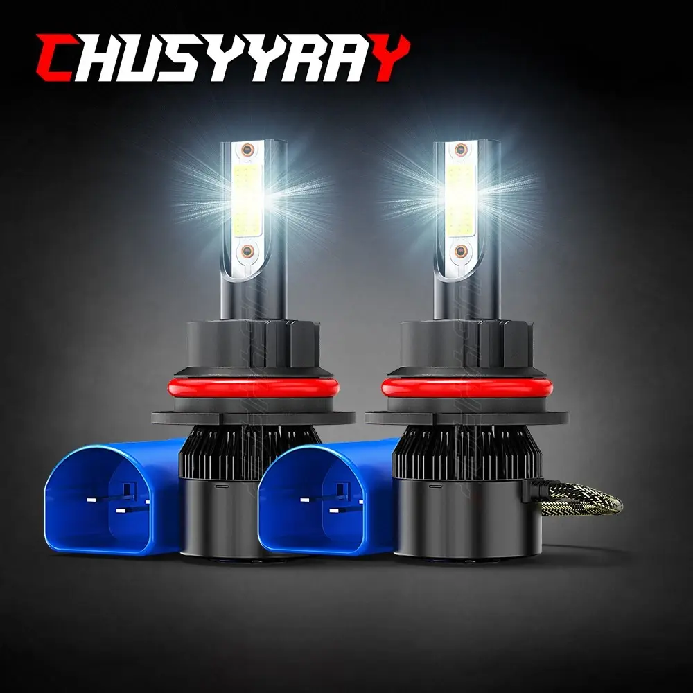 Cars Accessories 9004 LED Headlight For Ford F150 F250 F350 1987 1988 1989 1990 1991 Hi-Lo Kit Led Drls Led Drl Headlamps