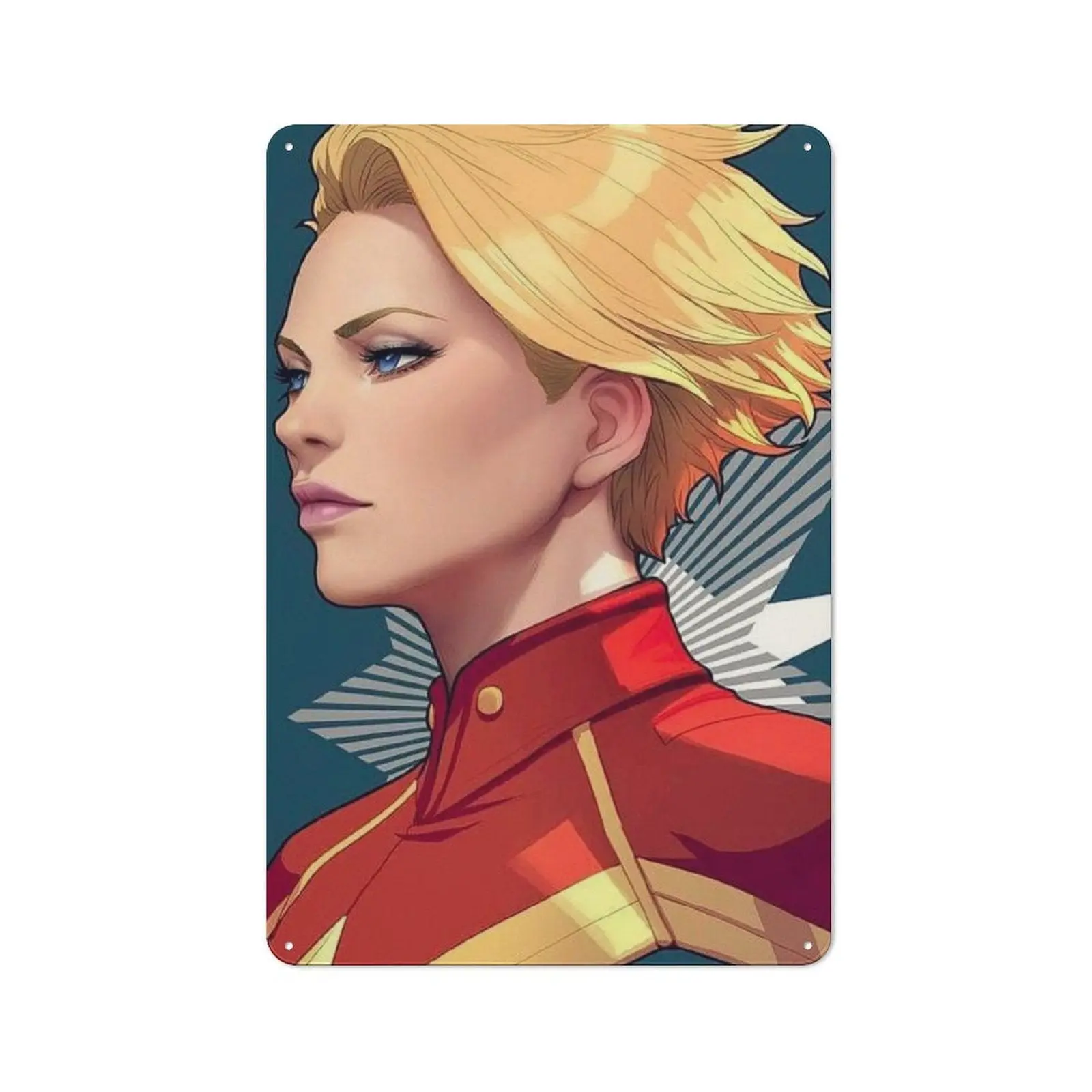 Captain Marvel Prints  Artgerm  Art Poster Poster Cool Artworks Painting Wall Art Canvas Prints Hanging Picture Frame Home Decor Posters Gift