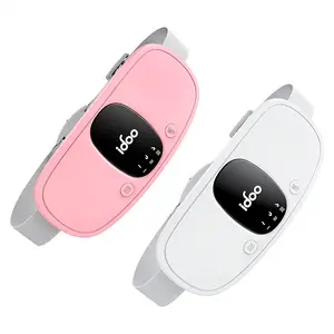 IDOO Portable Cordless Heating Pad, Valentines Day Gift, Triple Vibrating Waist & Abdominal Massager for Cramps Relief, 5S Fast Heating, Perfect Gift for Women, Period Cramp Solution, Endometriosis Pain Relief