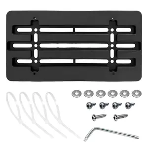 License Plate Frame Bracket Holder  Car Mounting Kit With Screws Universal Front & Rear Bumper Mount Adapter Accessories