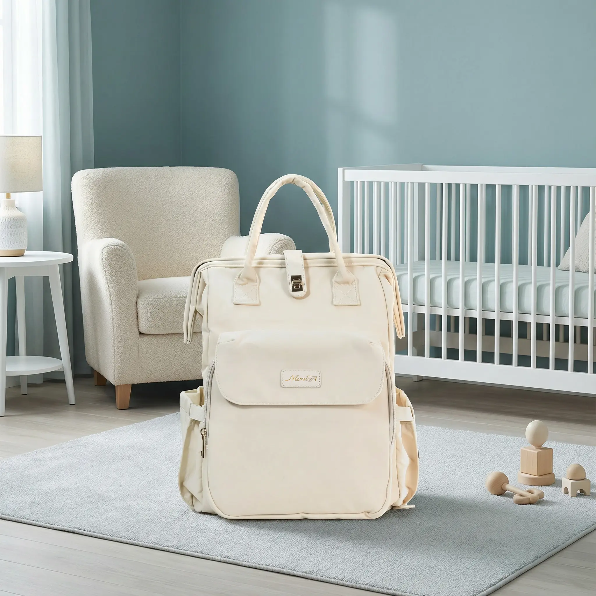 Diaper Bag Backpack | Quick-Open | Magnetic Bottle Pocket tote baby Multifunctional Portable Bag with Changing Pad Pink Bag Backpack with Charging Port Insulated large bag unisex girl boy cloud island minimal Multi-Function luxury Travel Bag Backpack with