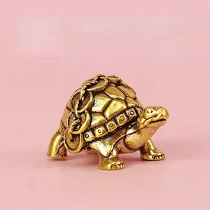 Brass Money Turtle Figurine Antique Style Animal Craft Gift, Handmade Collectible Decorative Ornament, Unique Home Decoration, Collectible Figurines, Figurines For Collectors, Vintage Decor