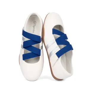 [Tigeridea]Sneakers for Women Fashion Retro Mary Jane Sneakers Comfortable Business Casual Tennis Shoes Lightweight Slip On Ballet Flats Footwear