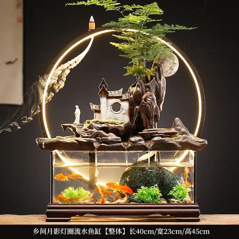 Smoke Zen Censer Incense Burner Waterfall Large Lotus Decoration Incense Holder Reflux Luxury Incienso Quemador Home Decorty