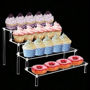 Sh25070793705557622 Display Stand, Versatile Accessory for Everyday Use, Perfect Gift Idea, Durable & Stylish Design, Ideal for All Occasions, Clear Cupcake Stand