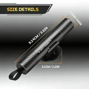 2-in-1 Car Emergency Escape Tool: Hardened Tungsten Steel Window Breaker + Seatbelt Cutter, One-Second Car Window Breaker, Lifesaving Car Safety Hammer, Universal Fit for All Cars, Easy Install Must-Have Car Gadget for Road Emergencies