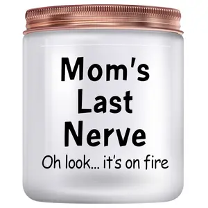 Mom's Last Nerve Oh Look It's on Fire Lavender Candle Gifts Set for Mom Christmas Presents Halloween Gifts Home Decor HouseWarming Gifts New Home