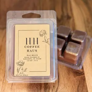 H|H Coffee Haus 2.5oz 71g Scented Wax Cubes for Home Fragrance Hand Poured in Sarasota,FL
