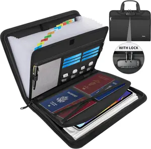Important Document Organizer, Large Capacity A4 File Organizer Storage Zip Bag, Test Paper Folder, Data Paper Organizer Storage Bag, Paper Organizers, Office Stationery & Supplies, Friend Gift Ideas, Zip Pouch