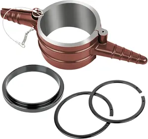 7040 Piston Ring Compressor Tool with Adapter and Anti-Polishing Ring, Piston Ring Compressor Kit Compatible with Cummins ISX/QSX 15, Caterpillar 3400, 3406, 3408, 3412 and C-15