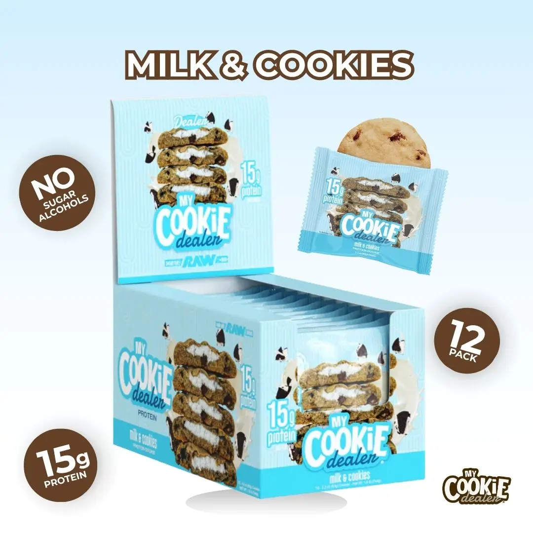 12 pack Snack Size Milk & Cookies Protein Cookie