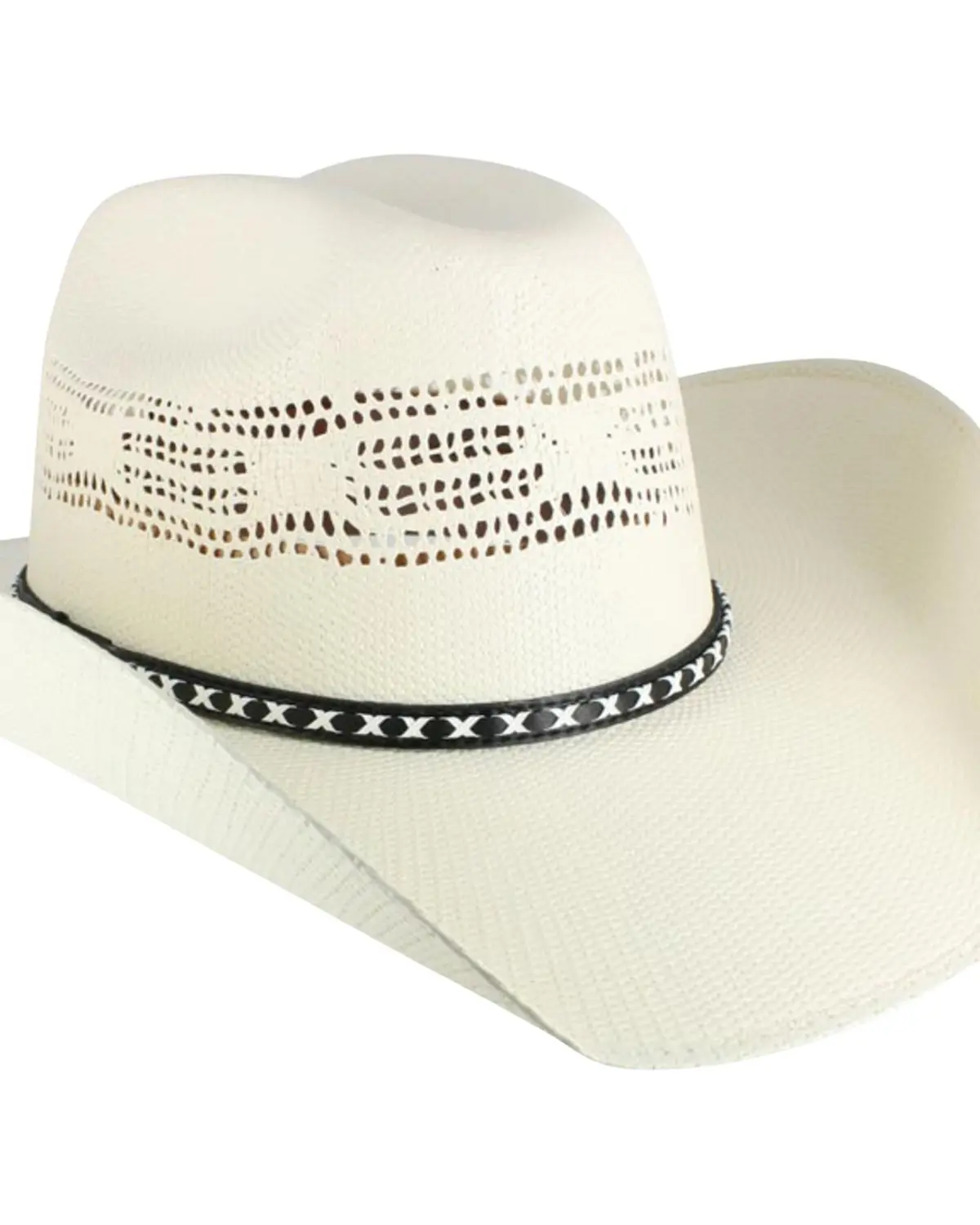 Cody James Unisex Bangora Straw Cowboy Hat - Tx Bkx Bang