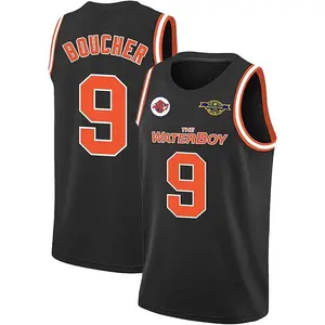 90s Basketball Jersey for Party,Bobby Boucher #9 The Waterboy Sandler 50th Anniversary Movie Basketball Jersey
