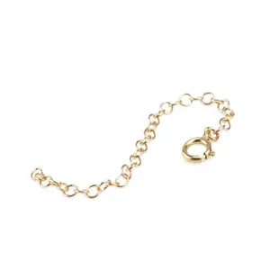 Extender Chain extends any necklace by 3 inches making it easier to layer with other necklaces and to fit all sizes