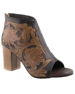 Women's Mika Tooled Sandals - 09-021-0946-3072 Ta