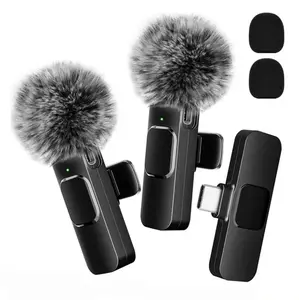 Wireless Collar Microphone, PortableAudio Noise Reduction Mic for iPhoneTablet, Collar Mini MicrophonesWireless Mic for Video RecordingTeaching Speech Mic, StreamingEquipment, Mini Microphone interview