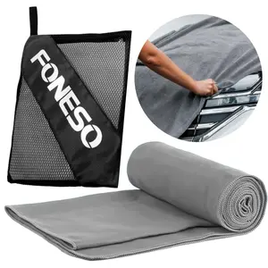 Durable Car Drying Towel, Microfiber Towels Cloth for Cars(20" x 47"), Extra Large Ultra Absorbent, Without Residual Lint, Scratches or Water Spots, Streak-Free, Scratch-Free, No Water Spots, Double-Twist Pile & Edgeless Design