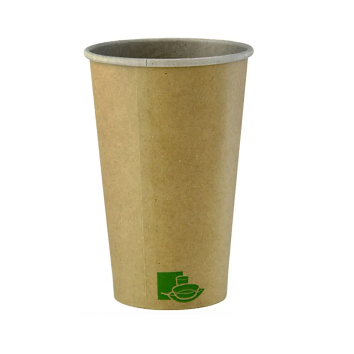 Packnwood 210GCZEN20 Disposable Zen Kraft Recyclable Paper Cups, 20 oz, 3.54 x 6.3 in – Festive & Party Home Supplies Disposable Tableware