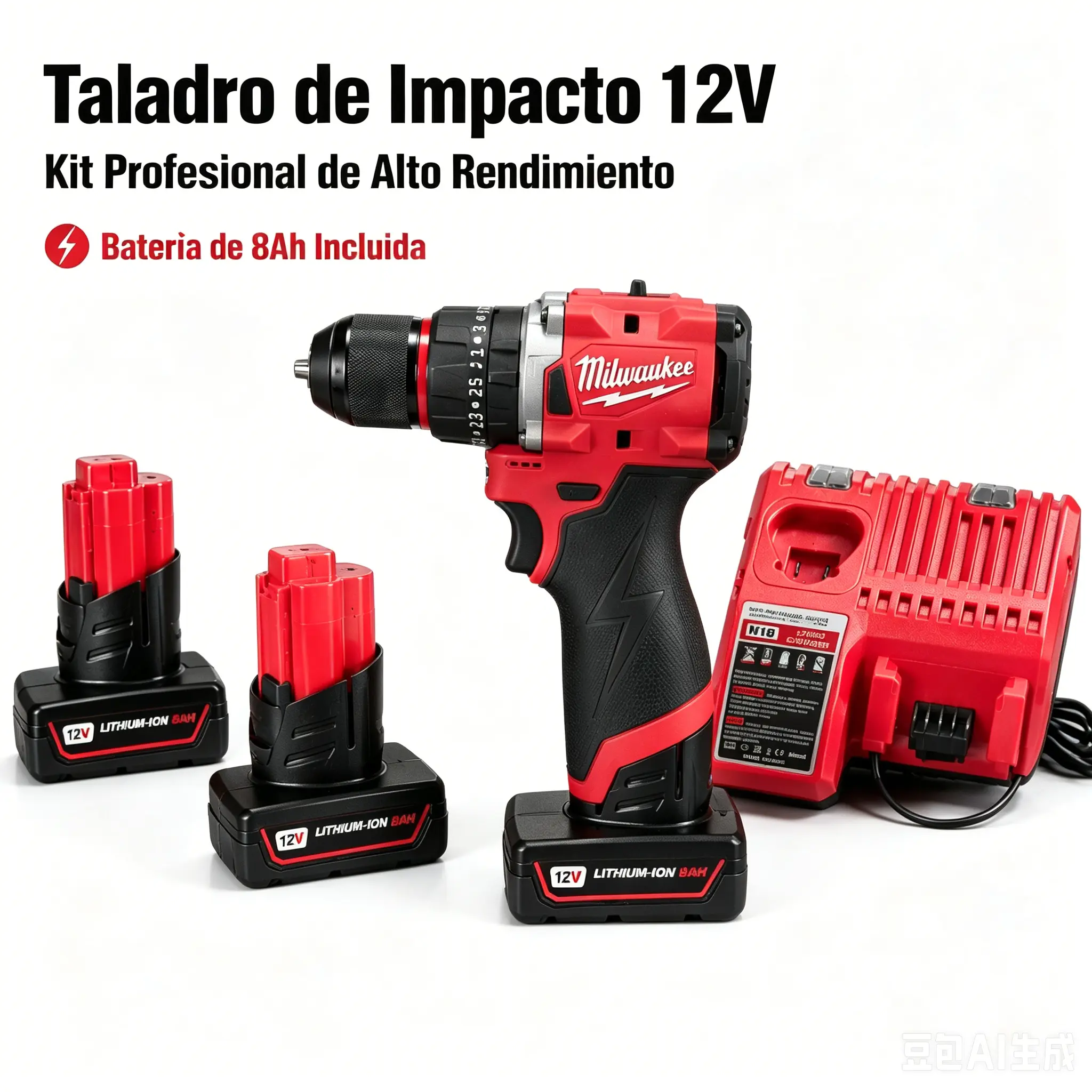 Milwaukee M12 12V Subcompact Brushless Drill/Driver  8Ah REDLITHIUM battery + charger included! 350 in-lbs torque for all-day drilling & driving  #Milwaukee #M12 #DrillDriver Impact Wrench,home,project,,Cordless,car,heavy duty,nut,lug,3-in-1,wireless,tool