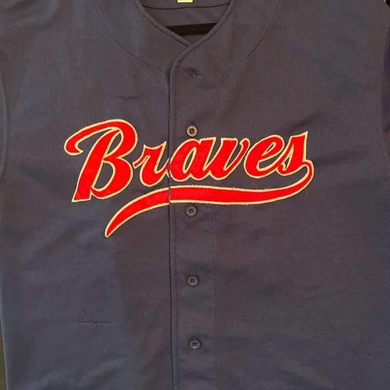 Vintage Atlanta Braves Jersey Andruw Jones. Size Large