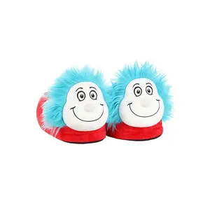 Adult Thing 1 & Thing 2 3D Character Slippers
