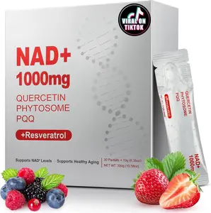 ZOOONE 1000mg NAD+ Berry Drink Mix | Supports Energy, Focus & Healthy Skin, 30 Single Serve Packs Dietary Supplement Edible Vitamin Fitness