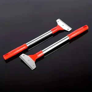 Heavy-Duty Stainless Steel Multi-Purpose Scraper Tool with Sharp Blade - for Floor, Glass, Tile, Glue Removal, Paint, Adhesive, Wax - Professional Cleaning