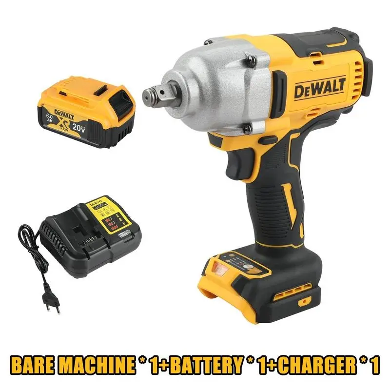 2025 DCF900 DEWALT Impact Wrench 1/2" Inch High Torque With Hog Ring Anvil 20V Brushless Cordless Dewalt Power Tools