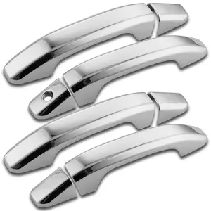 Chrome Door Handle Cover for 2015-2020 Tahoe Suburban – Exterior Upgrade Accessory Truck Decor Easy Install