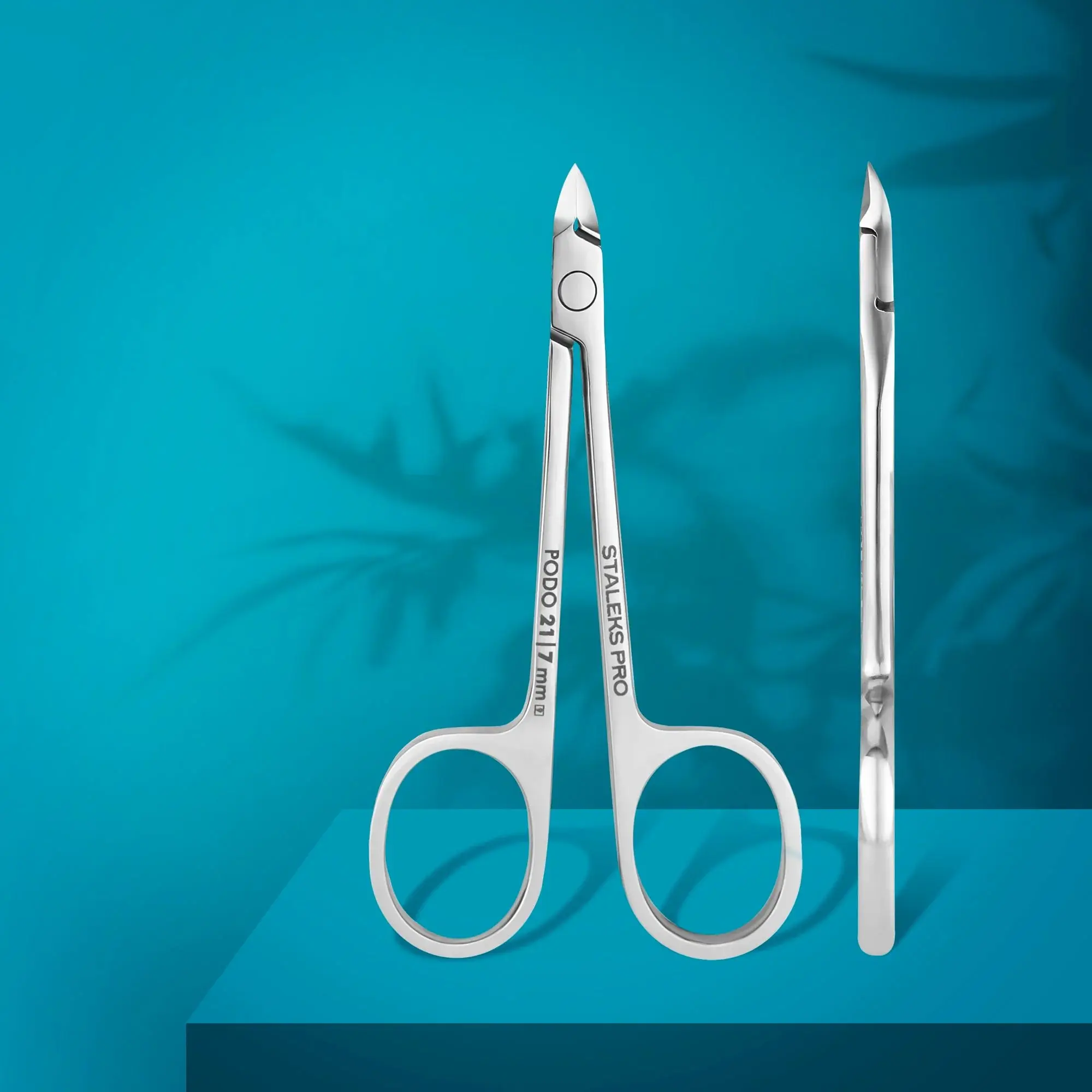 STALEKS PRO PODO 21 7mm cuticle nipper, pedicure nail tools, cuticle cutter NP-21-7