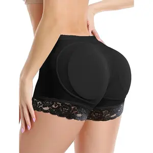 1 pc Womens Butt Lifter Padded Lace Panties Seamless Hip Enahncer Body Shaper Boyshort Underwear