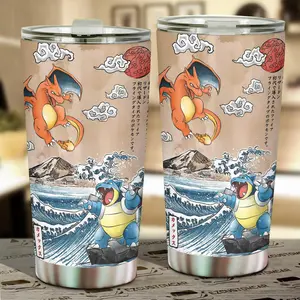 Both Side Pokemon Tumbler Cup Great Pokemon War
