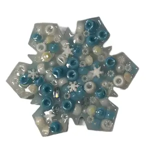 Silicone snow flake Themed Picky Pad for Stress Relief and Anxiety Reduction- Skin picking relief, ADHD toy fidgets adhd toy