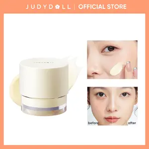 JUDYDOLL Tangerine Sea Moisturizing Primer, Nourishing Makeup Base, Oil-Control, Non-Greasy, Lightweight, Smooth Finish, Hydrating, Ice-Cream Texture, Long-Lasting, Silicone-Free, Cosmetics, Spring Gift, Refresh Look
