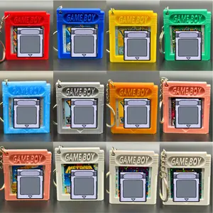 Custom Retro Game Keychain Personalized Holographic 8-Bit Charm with Cartoon Characters Design for Personalization Enthusiasts