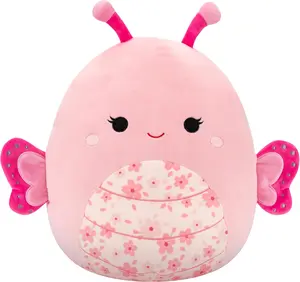 Squishmallows Original 12in Mogo The Pink Sakura Butterfly – Official Jazwares Plush (Medium-Sized)