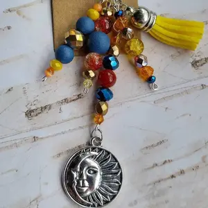 Sun and Moon Keychain