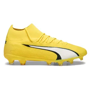 PUMA Mens Ultra Pro Soccer Cleats Cleated, Firm Ground - Yellow