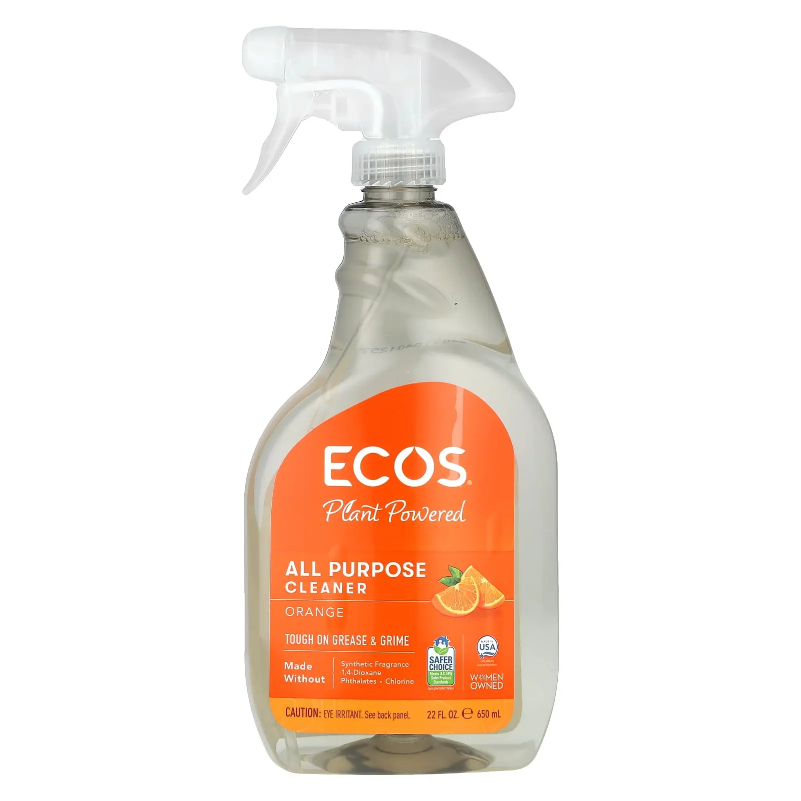 Ecos®, Plant Powered All-Purpose Cleaner, Orange, 22 fl oz (650 ml) Ecos®, Plant Powered All-Purpose Cleaner, Orange, 22 fl oz (650 ml)