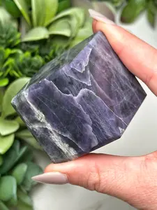 Purple Opal Cube - #12