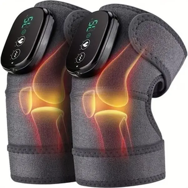 3 In 1 Wireless Heating Vibrating Knee Massager For Shoulders Knees Elbows With Heating Pad And Vibrating Massager Multifunctional Joint Massager