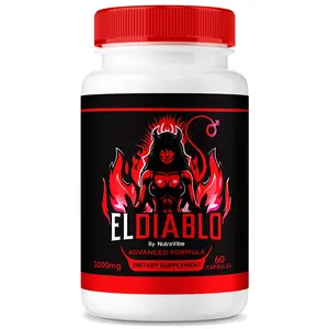 El Diablo Capsules - Advanced Formula 1000mg Capsules with Natural Ingredients for Health & Wellness 60 Count