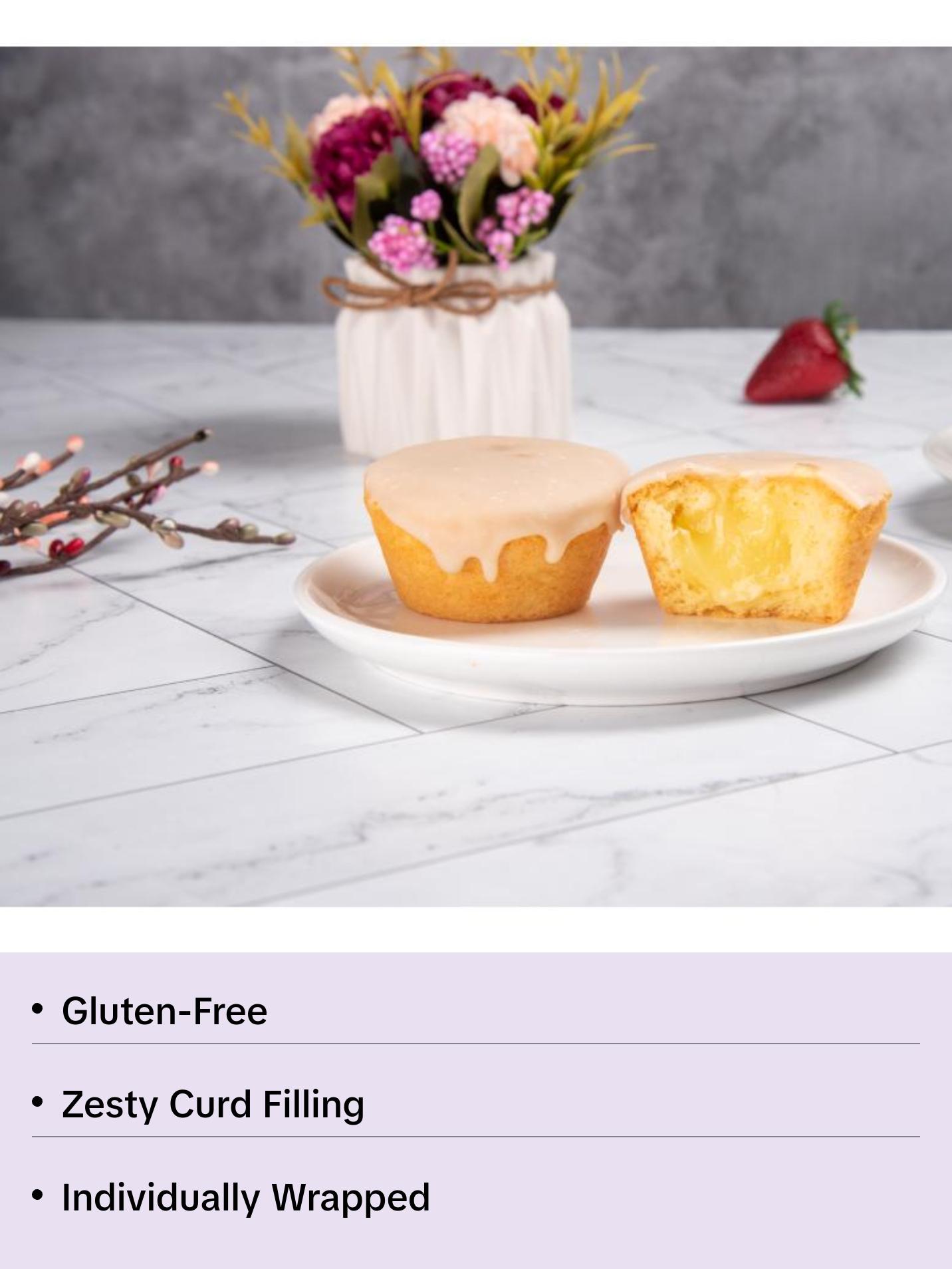 Lemon Crème Filled Cupcakes